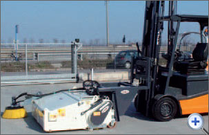 Benna Spazzatrice Multifunzione da Asfalto Edilzeta - BSP 180