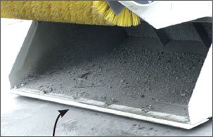 Detail of Edilzeta Multi-Purpose Bucket Sweeper - BSA HIDRO 180